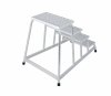 Schodki montażowe ze stopniami z kraty aluminiowej Krause STABILO  4 stopnie  805348